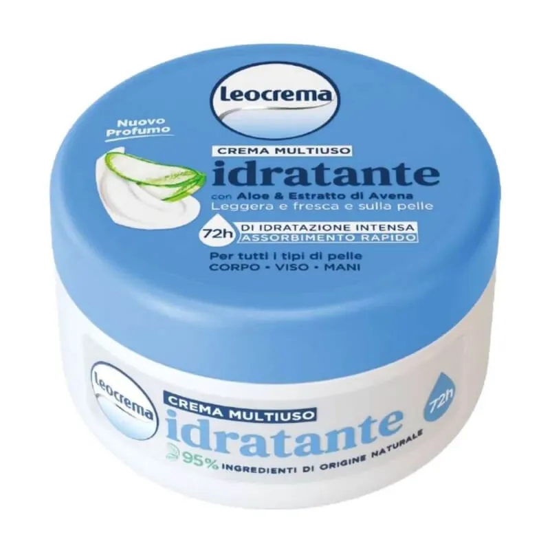 Lichidare de stoc Leocrema Cremă hidratantă multifuncțională pentru corp, față și mâini, 200 ml