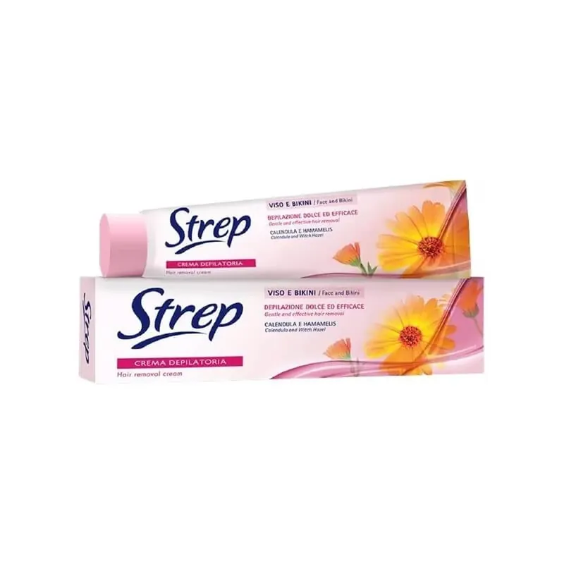 Strep Cremă de epilare delicată și eficientă pentru față și zona bikini, 75 ml Ofertă exclusivă