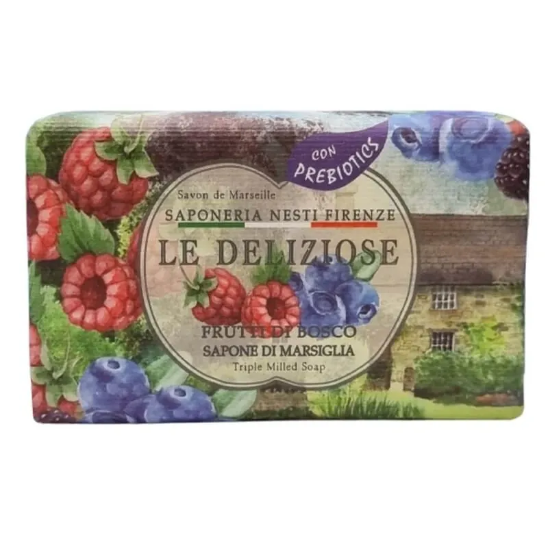 Expediere rapidă Nesti Dante „Le deliziose” – săpun de Marsilia cu fructe de pădure, 150 g