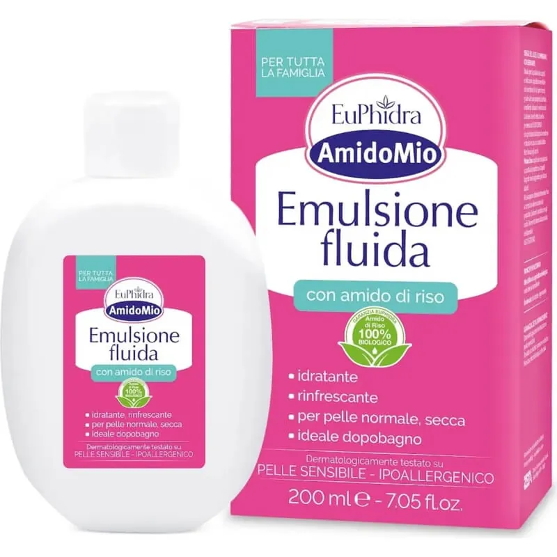 Ofertă limitată Euphidra Amidomio – emulsie fluidă cu amidon de orez, 200 ml