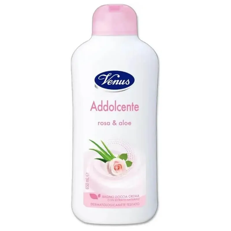 Preferatul clienților Venus roz și aloe – gel de duș și baie cu efect emolient, 650 ml