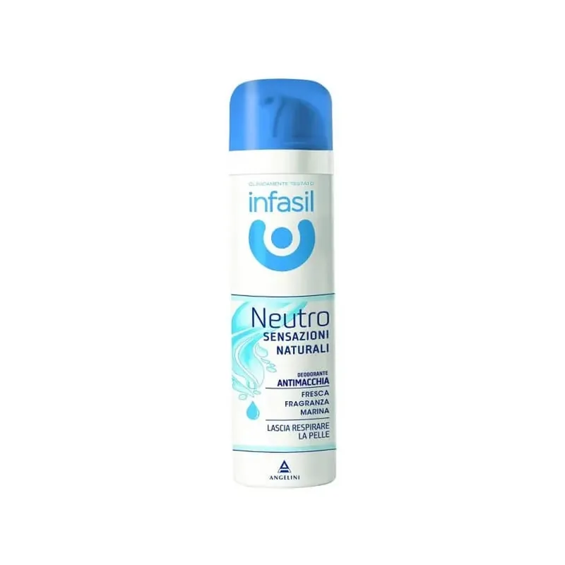 Infasil Neutro senzații naturale, parfum proaspăt de mare – deodorant care nu lasă pete, 150 ml Ofertă specială