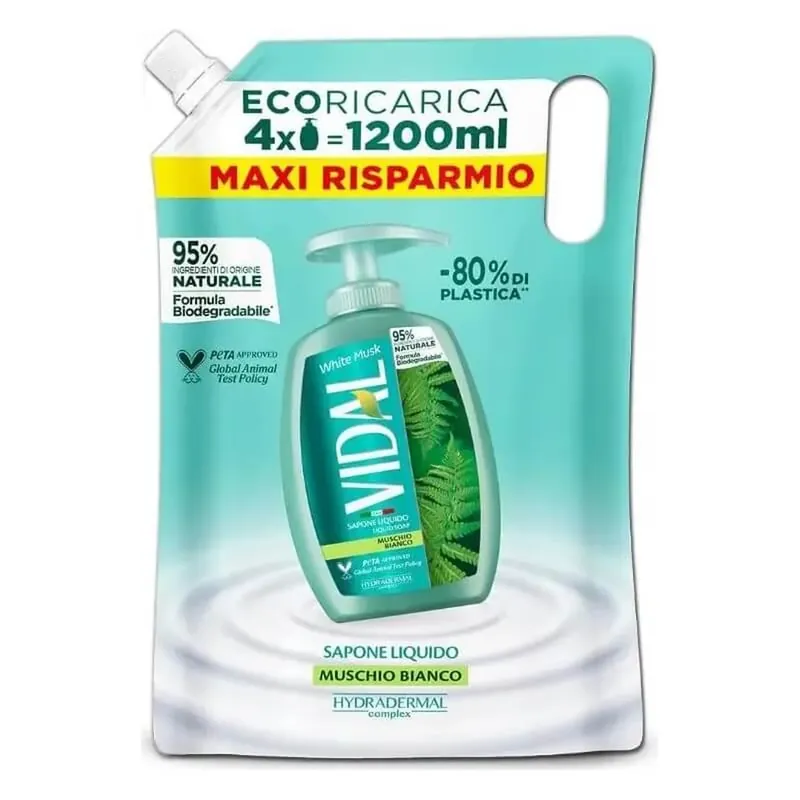 Premium Vidal White musk – săpun lichid – rezerve de 1,2 l