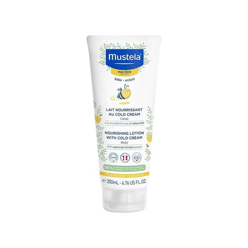 Livrare expres Mustela, lapte nutritiv cu cremă rece – pentru pielea uscată și delicată, 200 ml