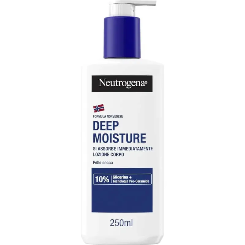 Bestseller Neutrogena Deep Moisture – loțiune de corp cu absorbție rapidă, 200 ml