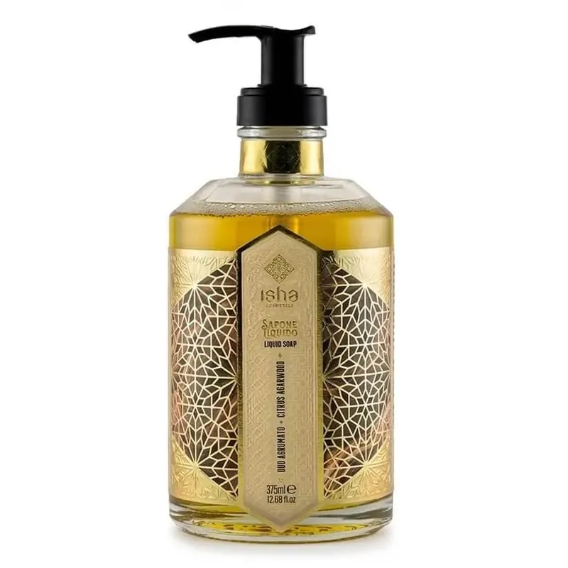 Isha Oud cu note citrice – săpun lichid 375 ml Premium