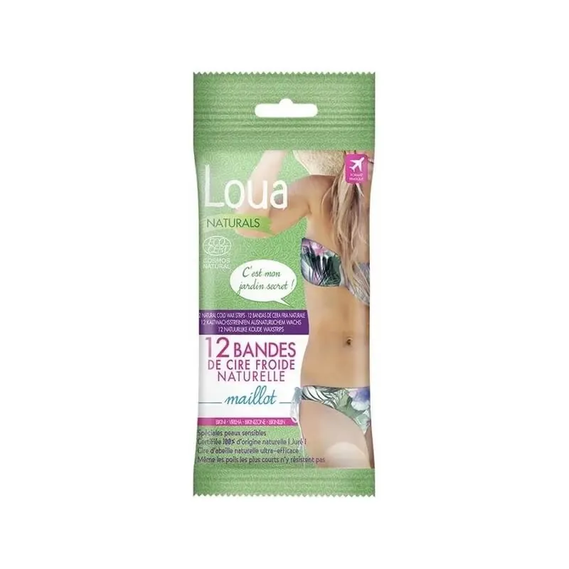 Loua Naturals maillant – 12 benzi de epilare pentru zona inghinală Livrare expres