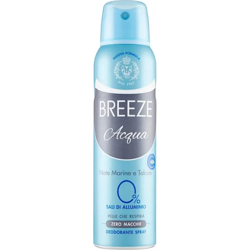 Preferatul clienților Breeze Acqua - deodorant invizibil sub formă de spray, 150 ml