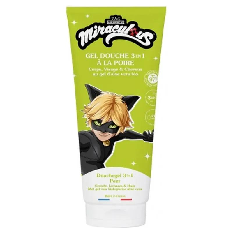 Le Comptoir du Bain Miraculous Gel de duș 3 în 1 cu aromă de pară, 200 ml Lichidare de stoc