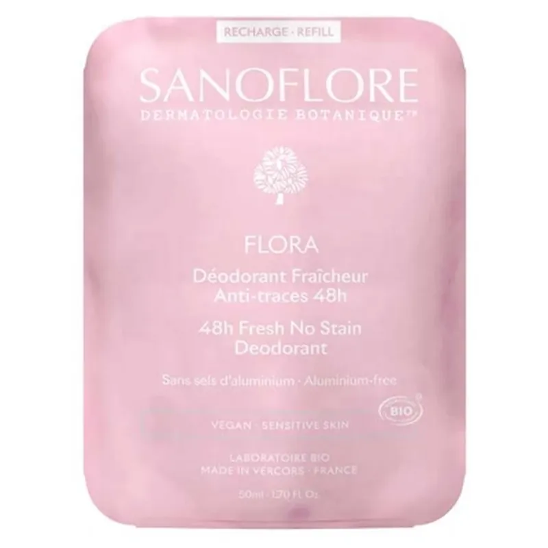 Sanoflore Deodorant „Prospețime 48H Flora” Reîncărcare Bio 50 ml Super ofertă