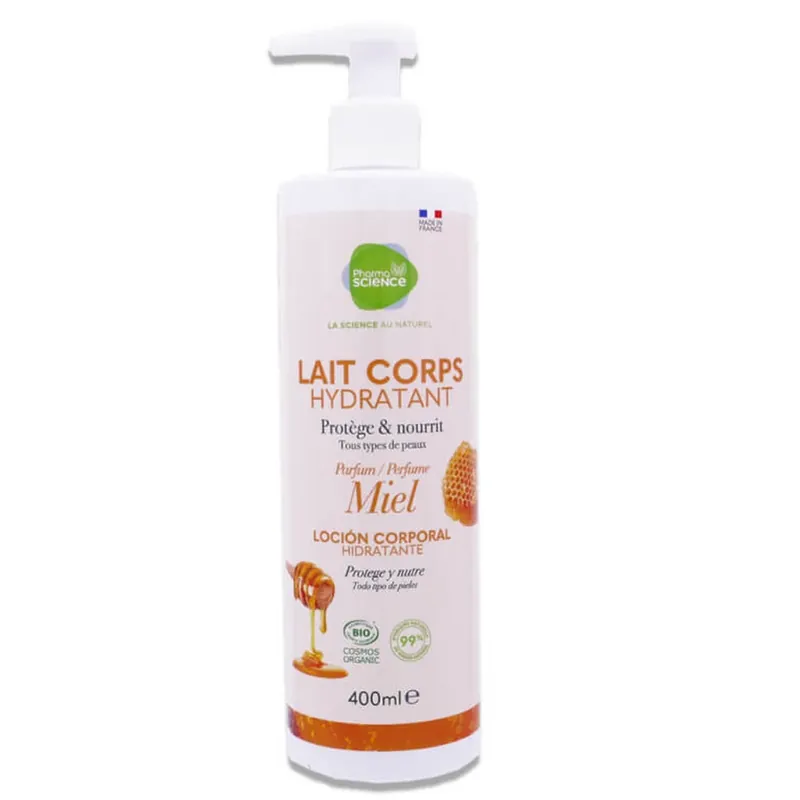LAPTE DE CORP HIDRATANT CU MIERE ECOLOGICĂ PHARMASCIENCE 400 ML Noutate