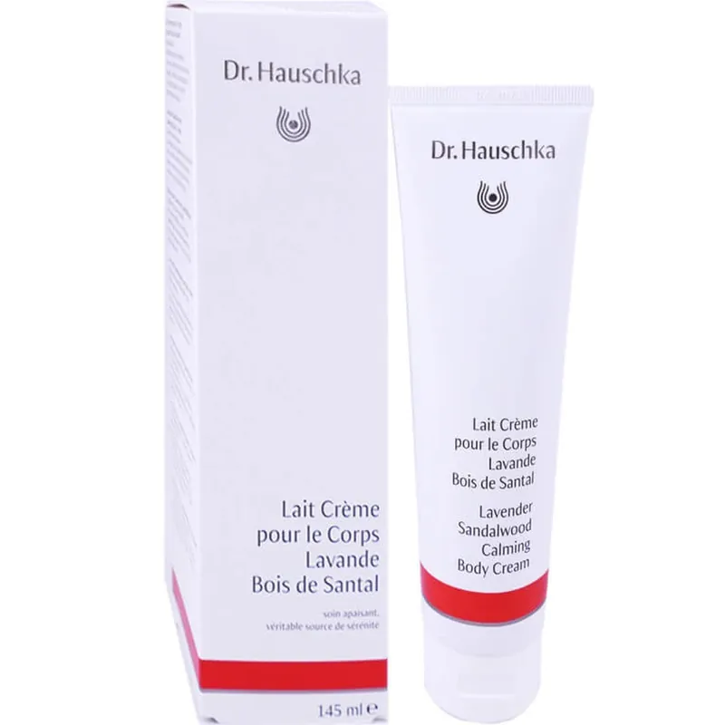 Chilipir DR HAUSCHKA LOIUNE CREMOASĂ PENTRU CORP CU LAVANDĂ ȘI LEMN DE SANTAL 145 ML
