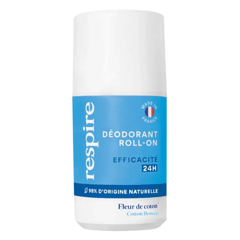 RESPIRE DEODORANT ROLL-ON CU PARFUM DE FLOARE DE BUMBAC 50 ML Ofertă