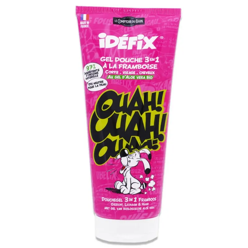 Cel mai vândut LE COMPTOIR DU BAIN IDEFIX GEL DE DUȘ 3 ÎN 1 CU ZMEURĂ 200 ML