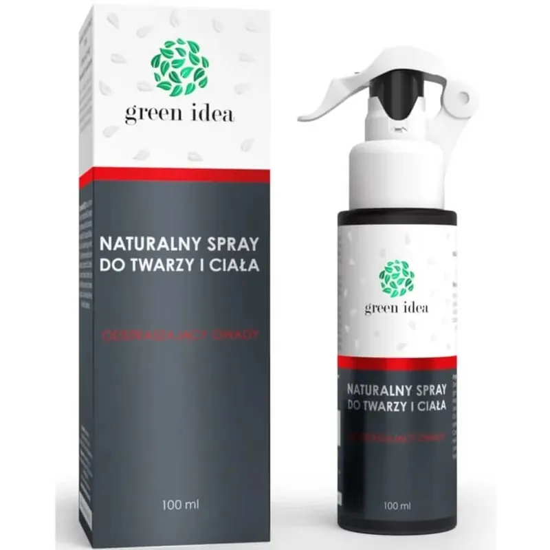 Bestseller Herbamedicus GreenIdea Spray natural repelent împotriva insectelor pentru corp și față, 100 ml