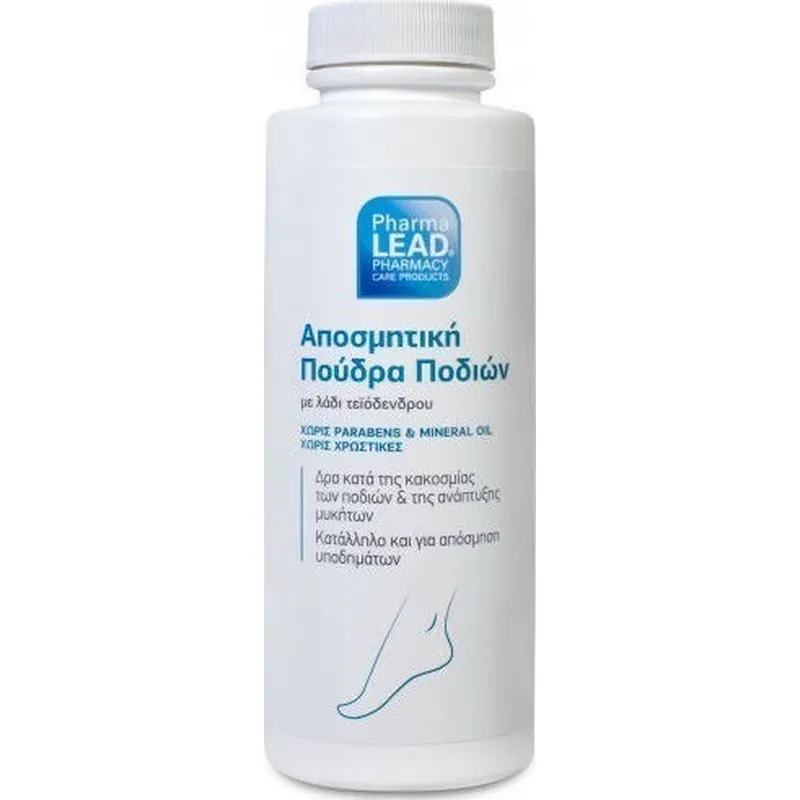 Pharmalead Kalex Deodorant Foot Powder Deodorant sub formă de Powder pentru ciuperca piciorului 100gr Disponibil imediat