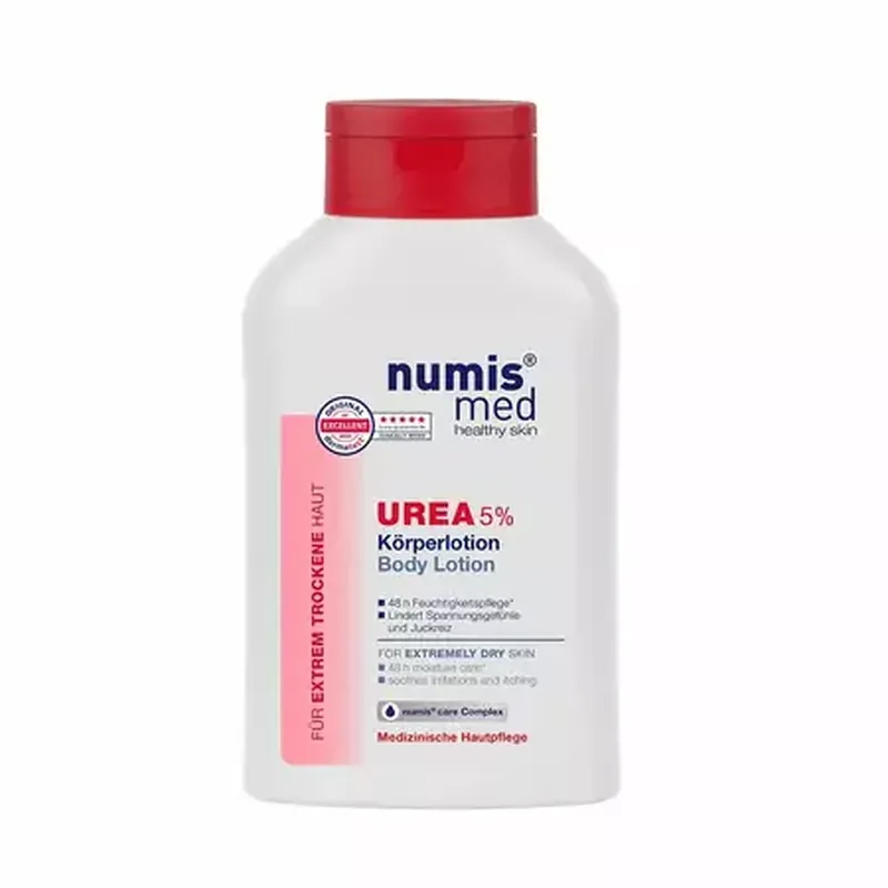 Lotiune de corp dermatocosmetica cu uree 5% pentru piele uscata si foarte uscata, 300 ml, NumisMed Cumpărături sigure