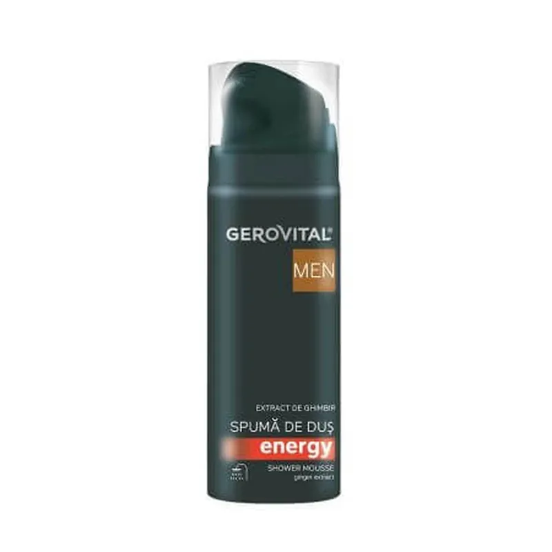 Reducere extra Spuma de dus Energy, 200 ml, Gerovital Men