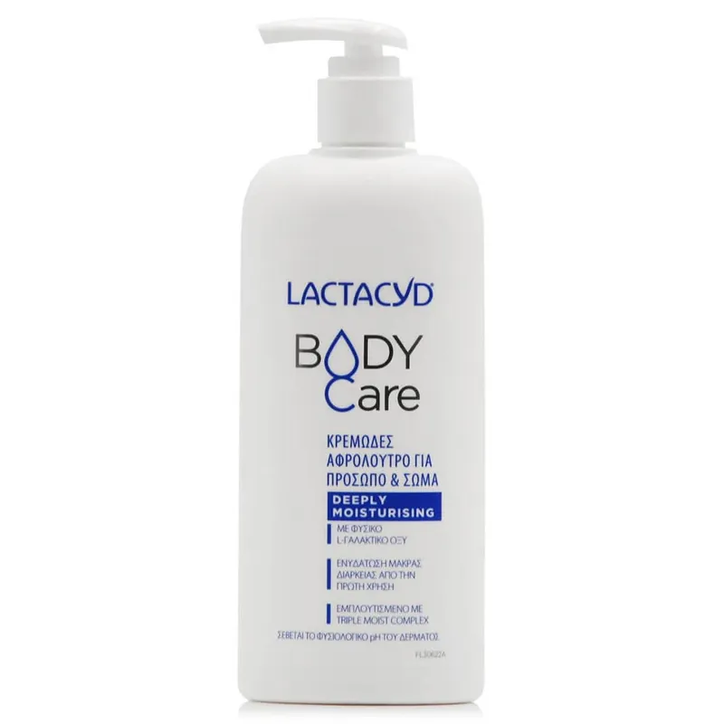 Chilipir Lactacyd Body Care Gel de duș cremos pentru față și corp Hidratare profundă 300ml