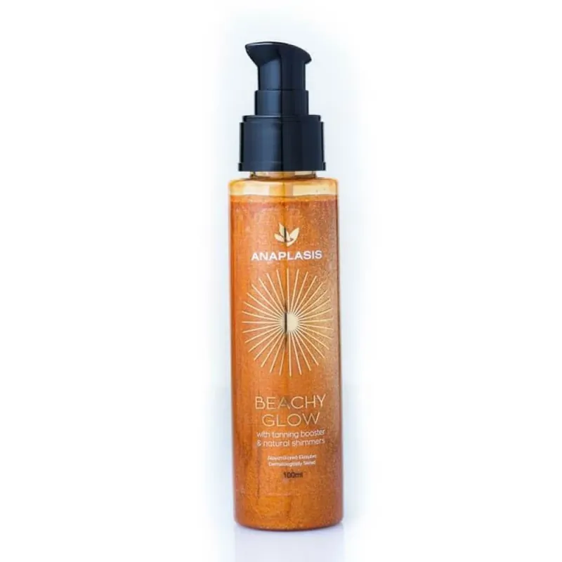 Preț redus Anaplasis Glow Ulei pentru bronzare rapidă cu ceară naturală de albine și perle irizate 100 ml