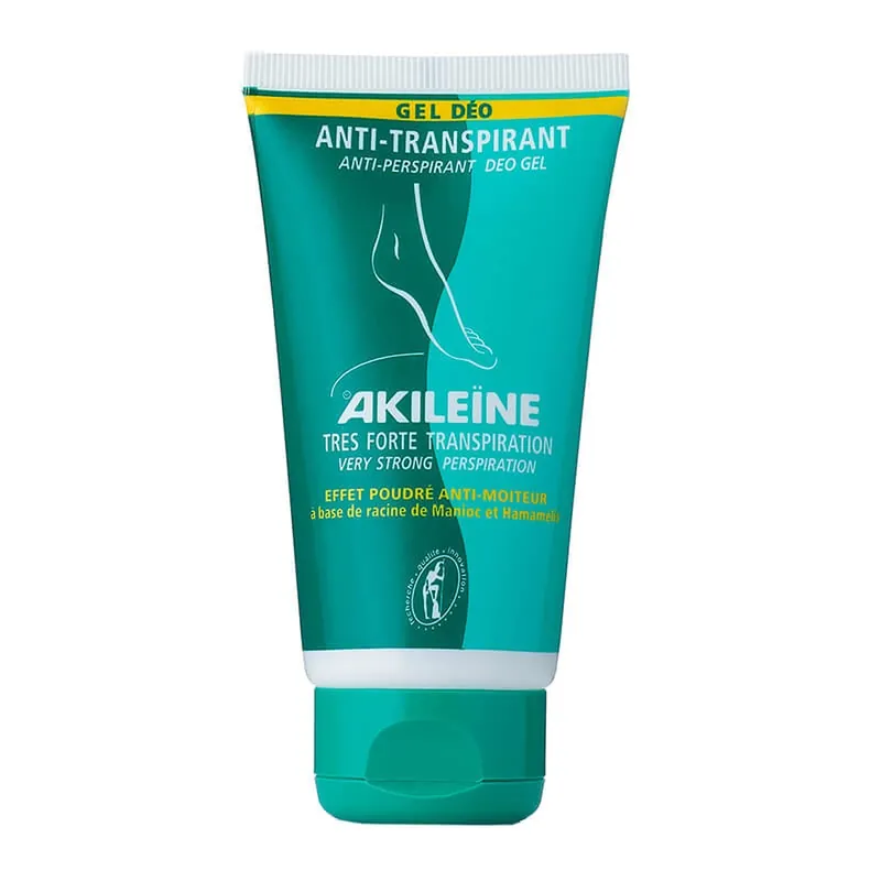 Reducere specială Gel deo antiperspirant foarte puternic Akileine, 75 ml, Asepta