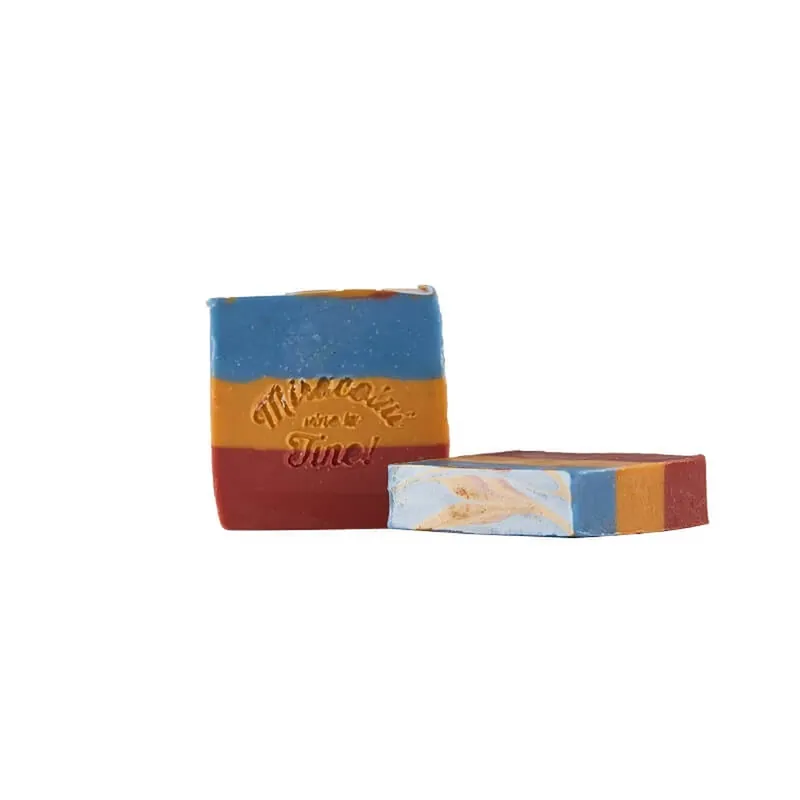 Preț redus Săpun natural tricolor, 120 g, Techir