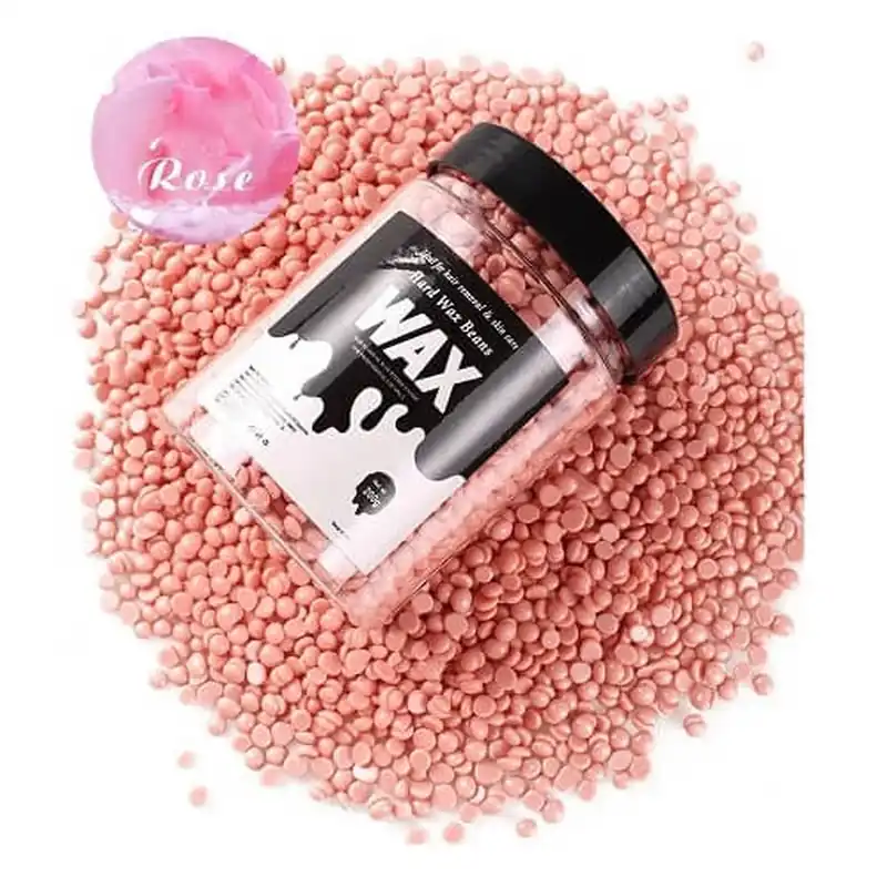 Ceara epilat granule, Hard Wax Beans, Hair Removal Wax, Trandafir, 200 g Preț promoțional