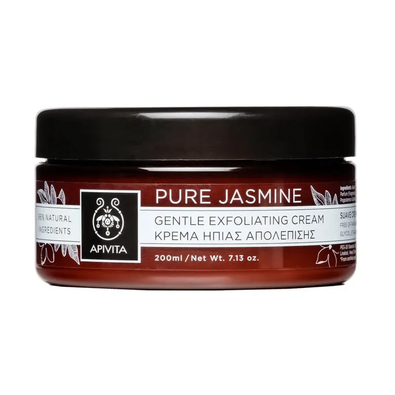 Apivita Pure Jasmine Cremă de exfoliere ușoară 200ml Ultima șansă