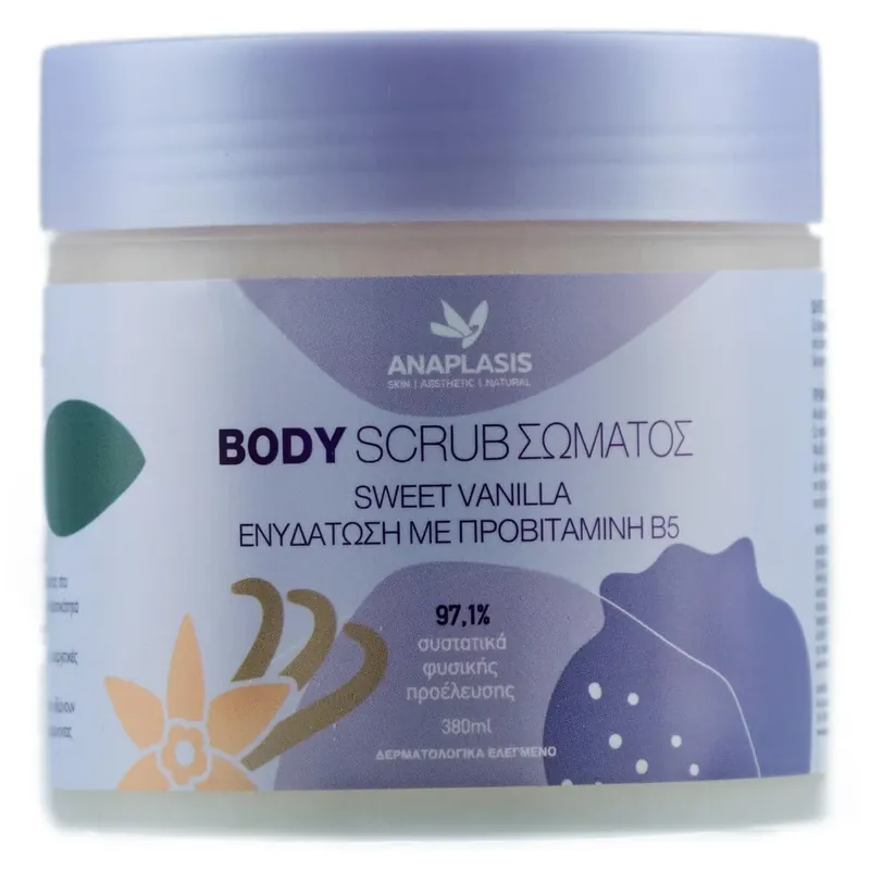 Vezi acum Anaplasis Body Scrub Body Sweet Vanilla pentru hidratare cu Provitamina B5 380ml