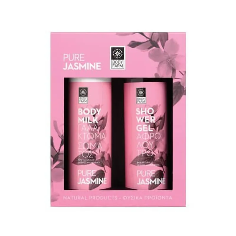 Set cadou BODYFARM Gel de duș cu iasomie 250ml + Lapte de corp 250ml Livrare expres
