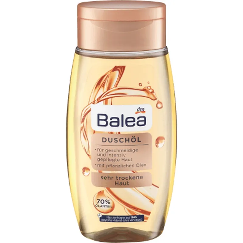 Balea Gel de duș cu ulei pentru piele uscată, 250 ml Preț promoțional