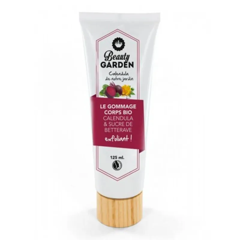 Beauty Garden Organic Body Scrub cu gălbenele și zahăr de sfeclă - exfoliant 125 ml Cumpărături sigure