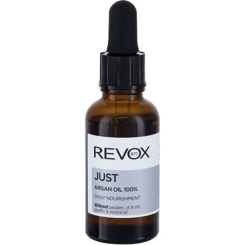 Revox Just Argan Oil 100% Ulei facial pentru Hidratare cu ulei de Argan 30ml Lichidare de stoc