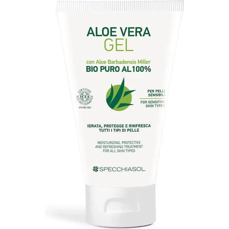 Doar azi Specchiasol Aloe Vera Gel Bio Puro Gel hidratant pentru corp cu Aloe Vera pentru toate tipurile de piele 150ml