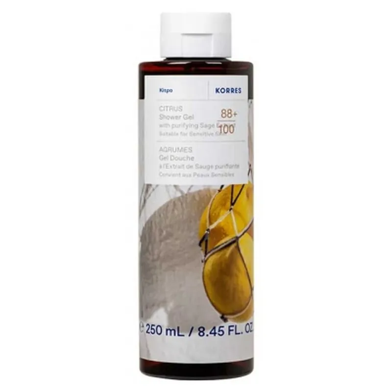 Noutate Korres Gel de duș cu arome de citrice 250 ml