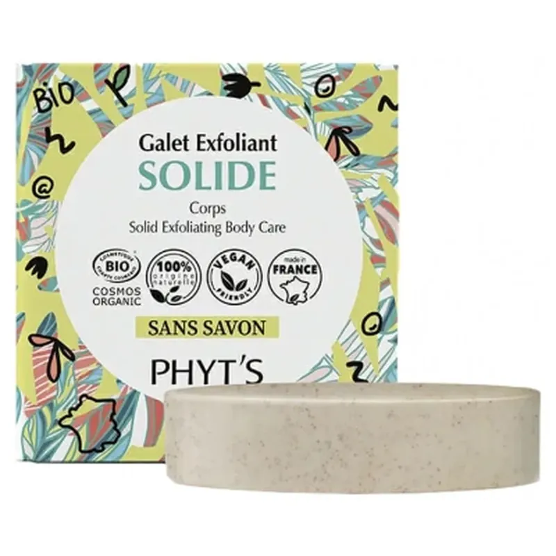 Phyt‘s Galet Exfoliant solid organic pentru corp 93 ml Premium