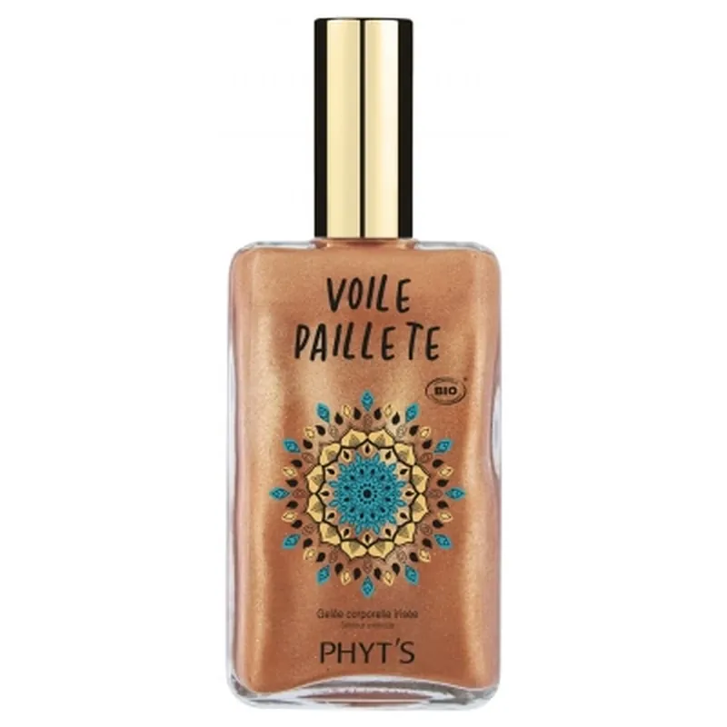 Phyt‘s Phyt‘Solaire Voile Pailleté Gel de corp irizat, organic, 90 ml Lichidare de stoc