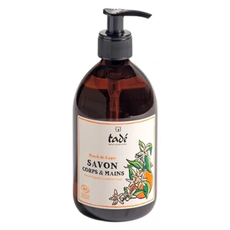 Ofertă de sezon Tadé Săpun organic cu neroli din Capri, 500 ml