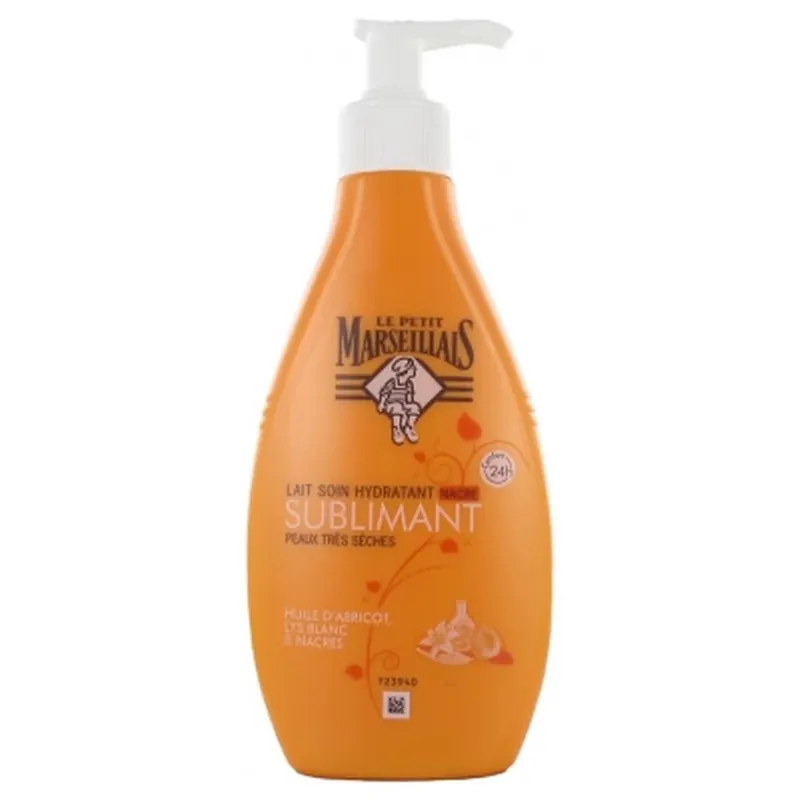 Noutate Le Petit Marseillais Lapte hidratant cu efect de strălucire, cu particule perlate, 250 ml