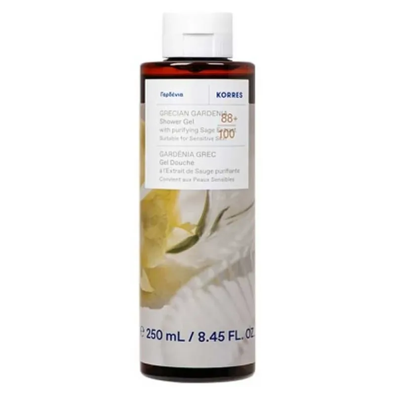 Cel mai vândut Korres Gel de duș cu gardenie grecească 250 ml