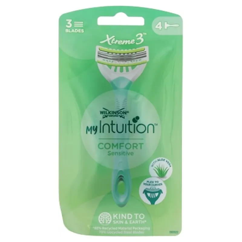 Wilkinson MyIntuition Xtreme 3 Comfort Sensitive 4 aparate de ras de unică folosință Ofertă limitată