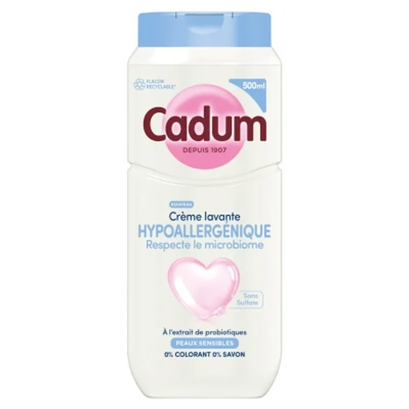 Cumpărături sigure Cadum Hipoalergenic Cremă de curățare pentru pielea sensibilă 500 ml