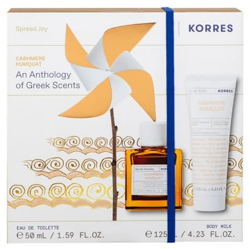 Korres Apă de toaletă Cashmere Kumquat 50 ml + Lapte de corp Cashmere Kumquat 125 ml Preț mic
