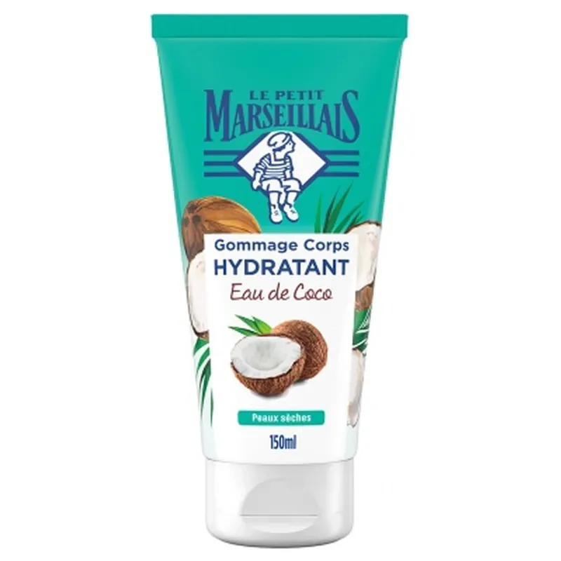 Plată securizată Le Petit Marseillais Exfoliant hidratant pentru corp cu apă de cocos, 150 ml