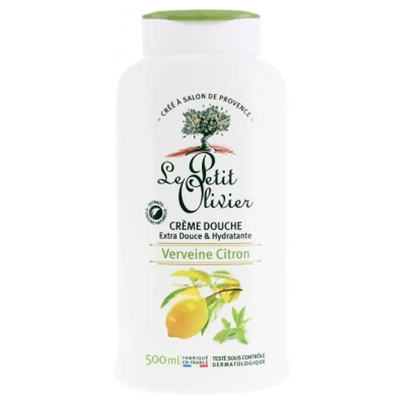 Le Petit Olivier Cremă de duș extra delicată și hidratantă cu verbină și lămâie 500 ml Ofertă de sezon