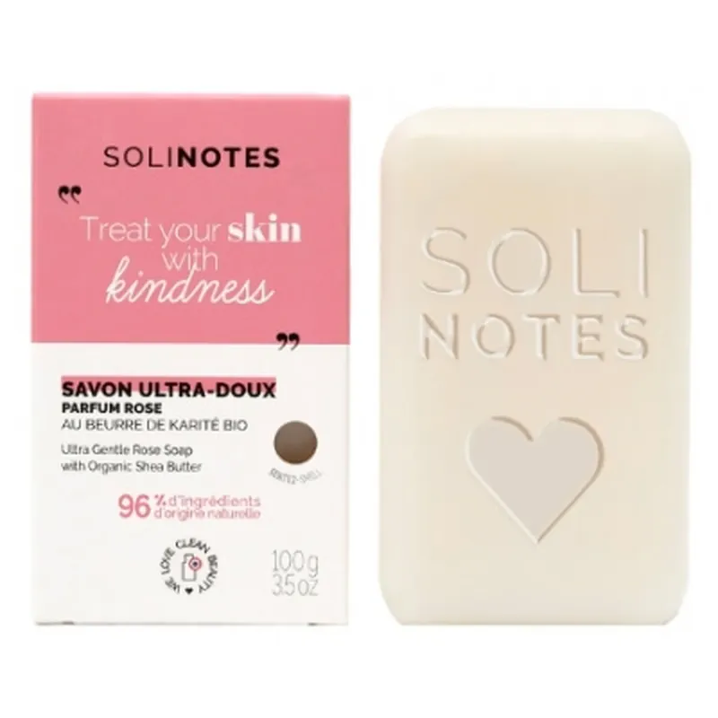 Ofertă exclusivă Solinotes Rose – Săpun solid ultra-delicat, 100 g