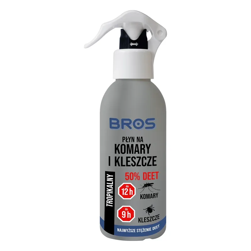 Reducere extra Bros, lichid pentru țânțari și căpușe, DEET 50%, 130 ml
