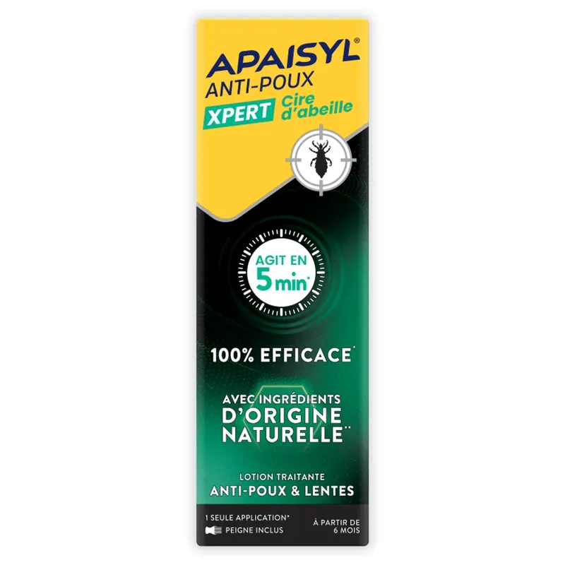 APAISYL XPERT LOȚIUNE CU Ceară de albine împotriva păduchilor 200 ml + pieptene Vezi acum