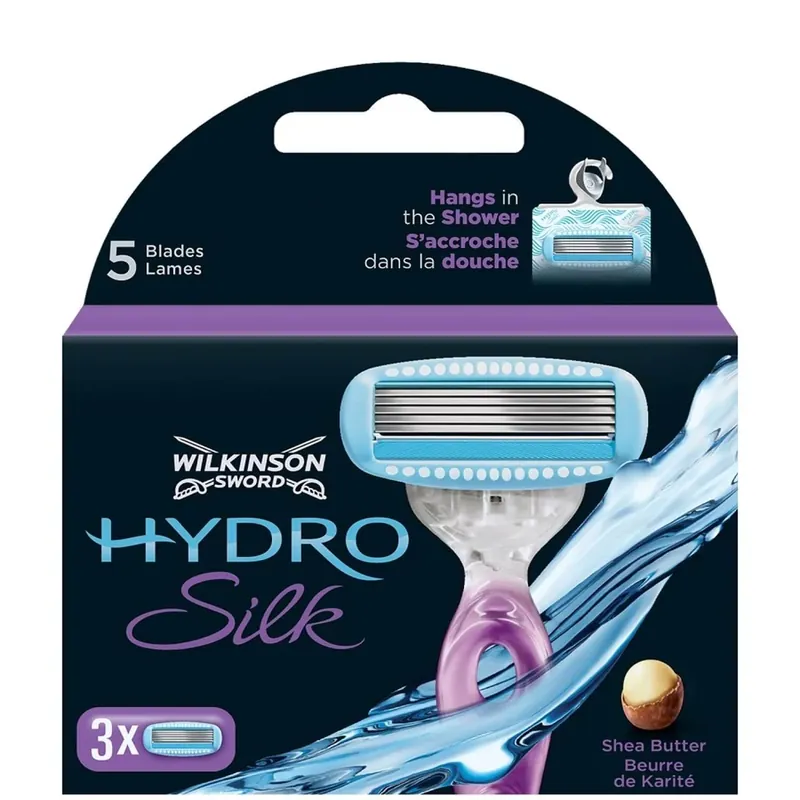 Plată securizată Wilkinson Sword Hydro Silk, cartușe de aparate de ras, 3 bucăți