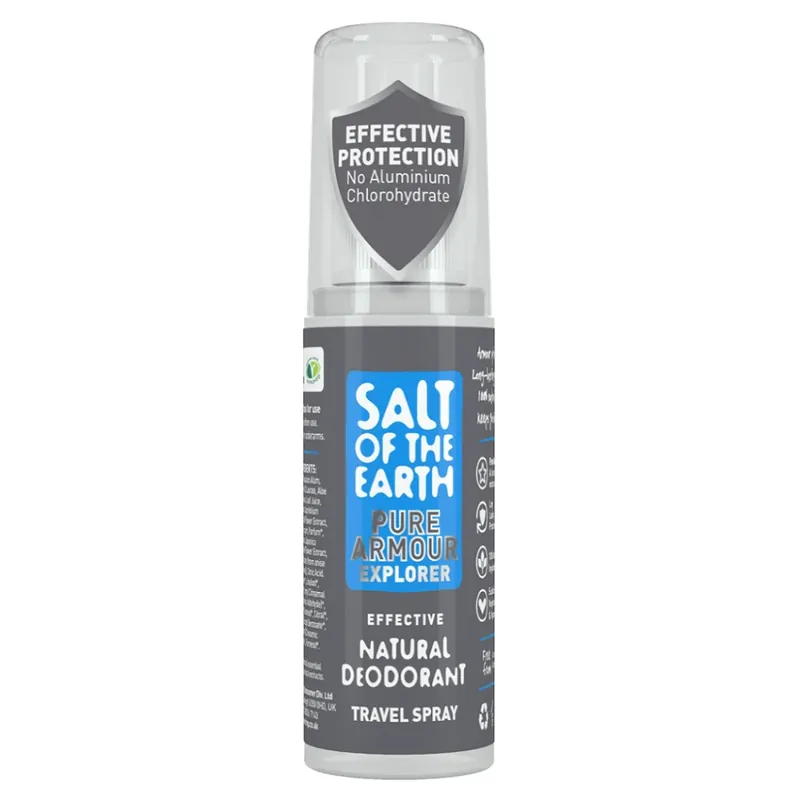 Deodorant spray pentru barbati Salt Of The Earth Pure Armour Explorer, 100 ml, Crystal Spring Reduceri